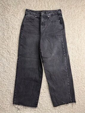 Sz 2 High-Rise Skater Wide-Leg Jeans
